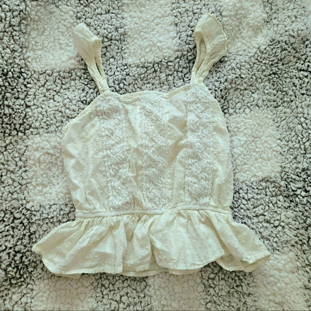 Elegant Cream Women's Top